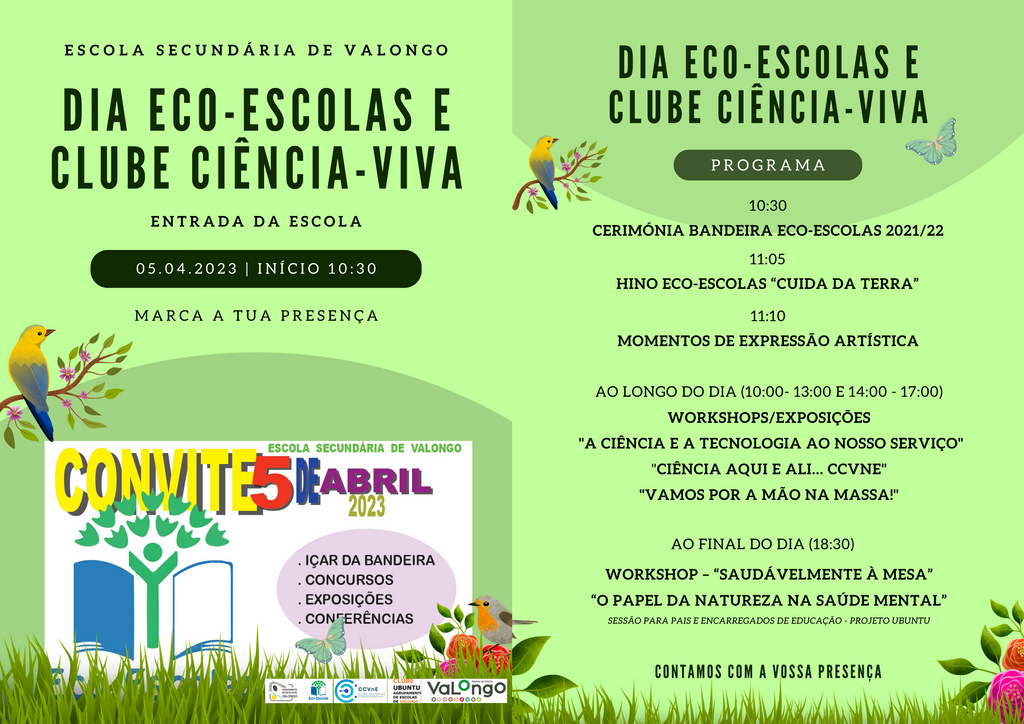 Dia Eco-Escola e Clube Ciência-Viva