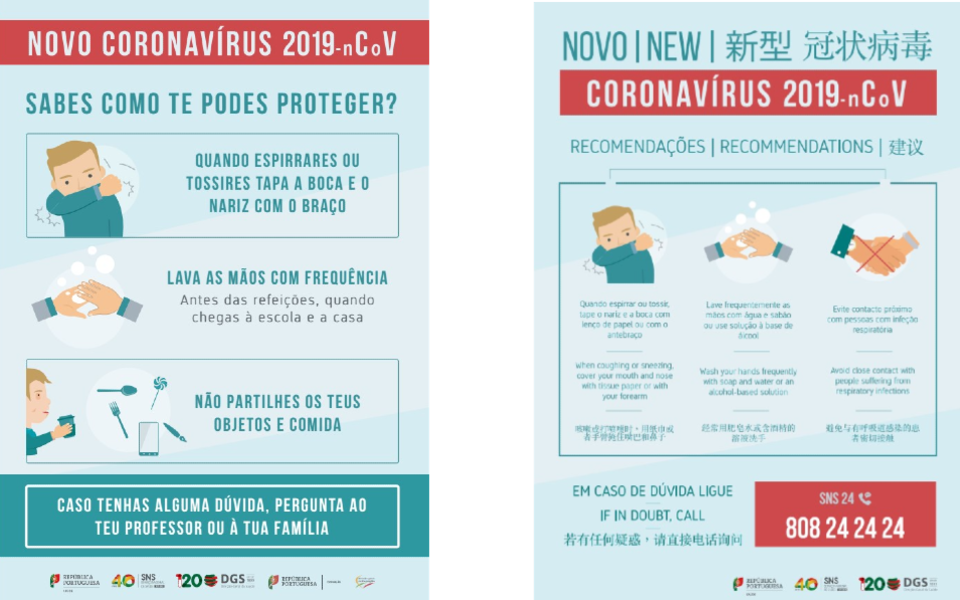 Aviso: Coronavírus