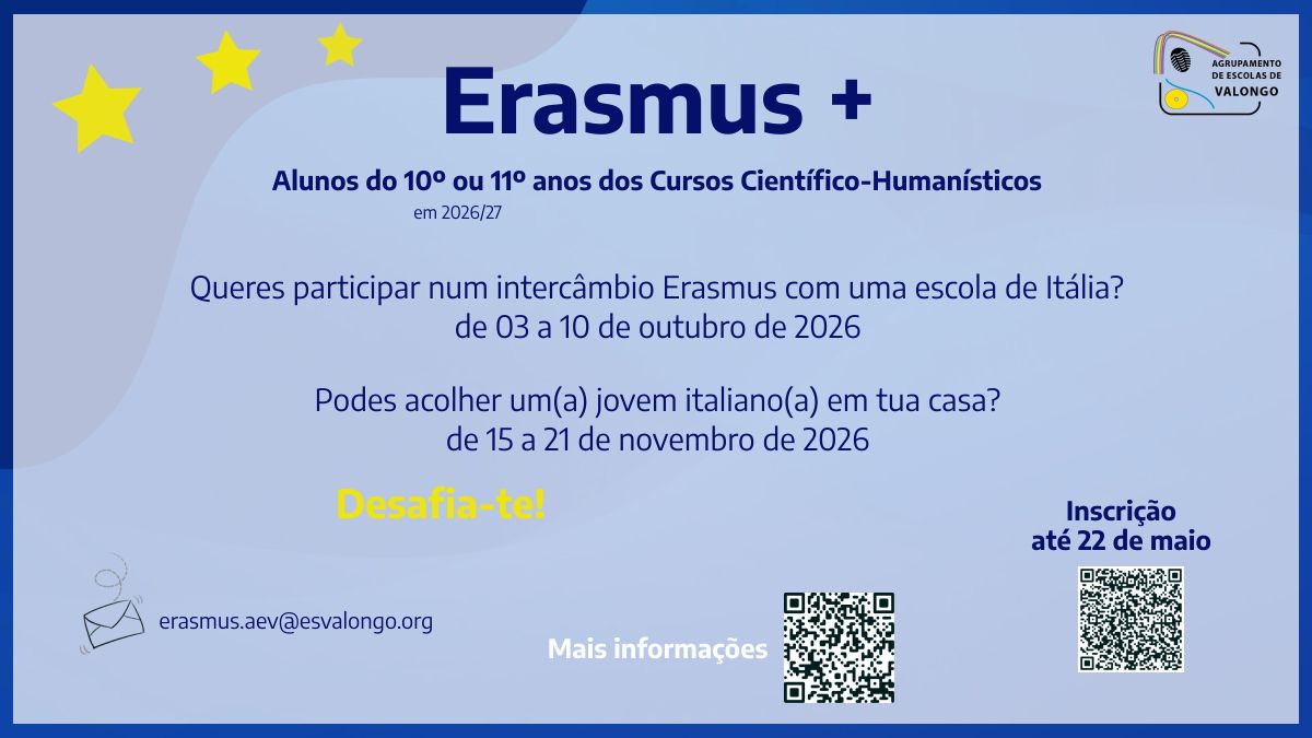 Desafia-te a participar numa mobilidade Erasmus+